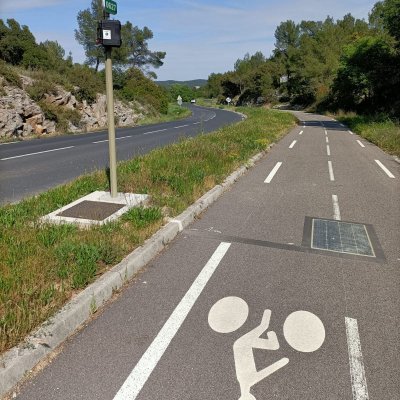 14 contadores de bicicletas autónomos e innovadores en los carriles bici del sur de Francia