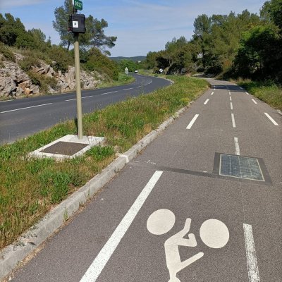 14 compteurs vélo autonomes et innovants sur les pistes cyclables du Département 34