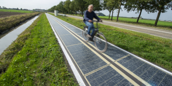 Wattway by Colas: Zertifizierte Zirkulierende Photovoltaik-Platten